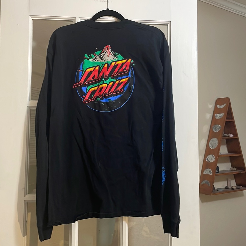 Santa Cruz, long sleeve T-shirt, size large
